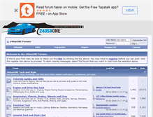 Tablet Screenshot of forums.240sxone.com